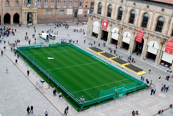 Street Soccer on Piazza Maggiore